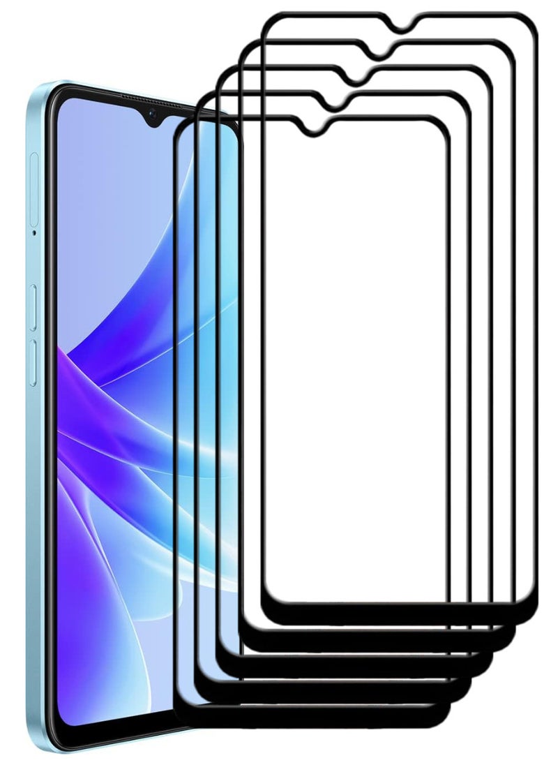 ACLIX 5 Pieces Antistatic ESD Dustproof Premium Quality High Definition Tempered Glass Screen Protector Designed For Oppo A77 4G - Image 1