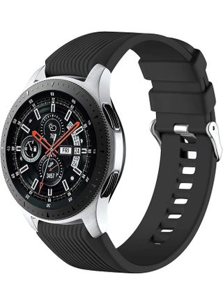 22mm Gray Silicone Sport Strap - Compatible with Samsung Galaxy Watch 46mm, Galaxy Watch 3 45mm, and Gear S3 Frontier/Classic - pzsku/ZC8FE4C35CF2C86B34A22Z/45/_/1726311413/2b775cd5-b36d-4b2f-8f87-caf3592c3417