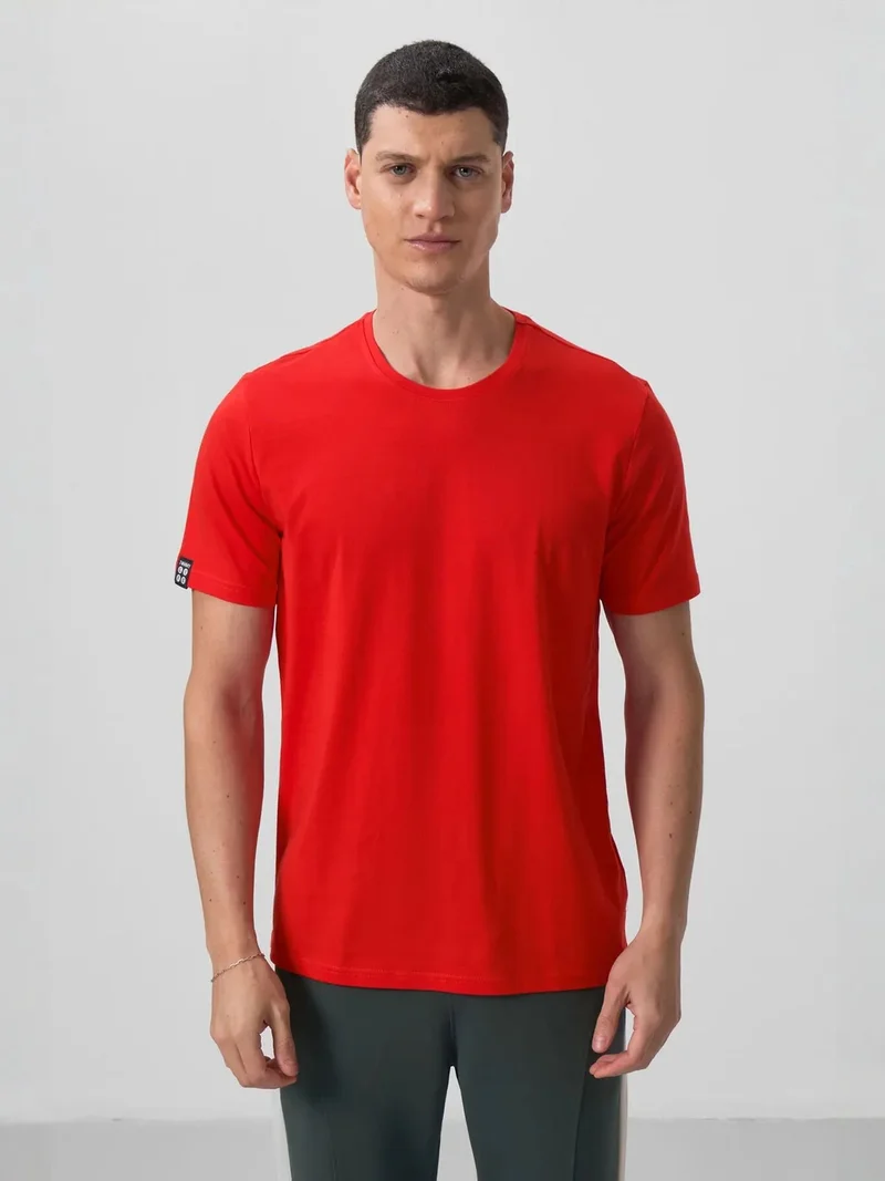 تومي لايف TOMMY Men's Cotton Elastane Crew Neck T-Shirt