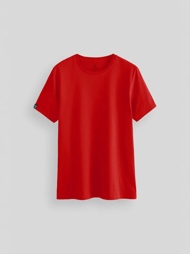 تومي لايف TOMMY Men's Cotton Elastane Crew Neck T-Shirt
