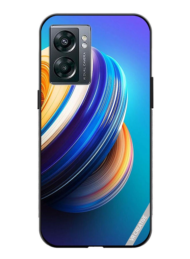 VR CREATIVE Protective Case Cover For OnePlus Nord N300 Abstract Design Multicolour - Image 1