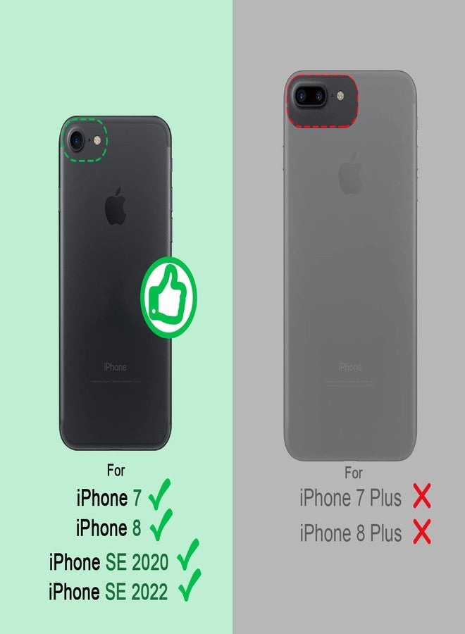 Silverback for iPhone SE Case 2022/2020, iPhone 8 Case, iPhone 7 Case, Moving Liquid Holographic Sparkle Glitter Case with Stand, Bling Ring iPhone SE3/2 iPhone 8/7 Case for Girls Women -Purple - Image 2