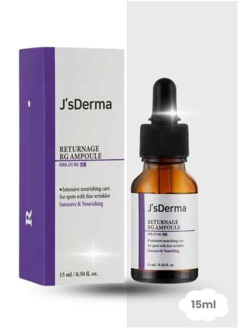 Anti-Aging Care Ampoule for Brightening and Wrinkle Improvement Returnage RG Ampoule 15ml