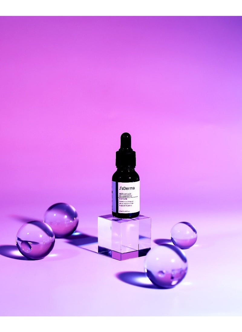 Anti-Aging Care Ampoule for Brightening and Wrinkle Improvement Returnage RG Ampoule 15ml