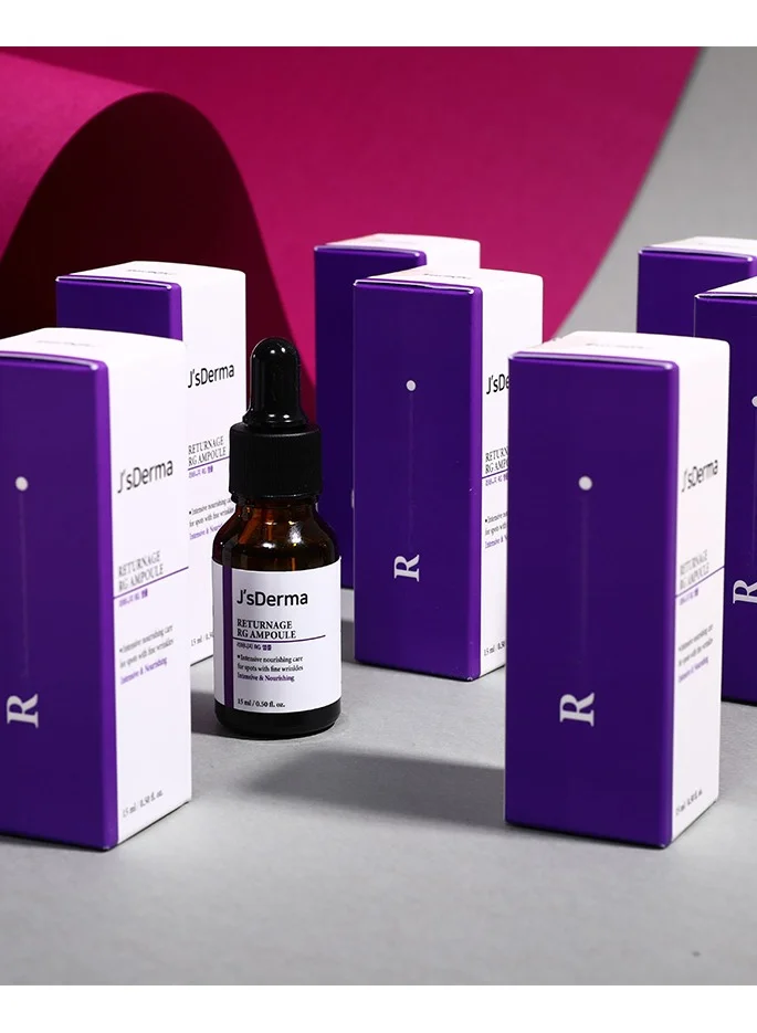 J'sDerma Anti-Aging Care Ampoule for Brightening and Wrinkle Improvement Returnage RG Ampoule 15ml