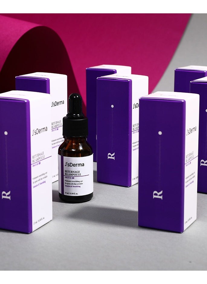 Anti-Aging Care Ampoule for Brightening and Wrinkle Improvement Returnage RG Ampoule 15ml