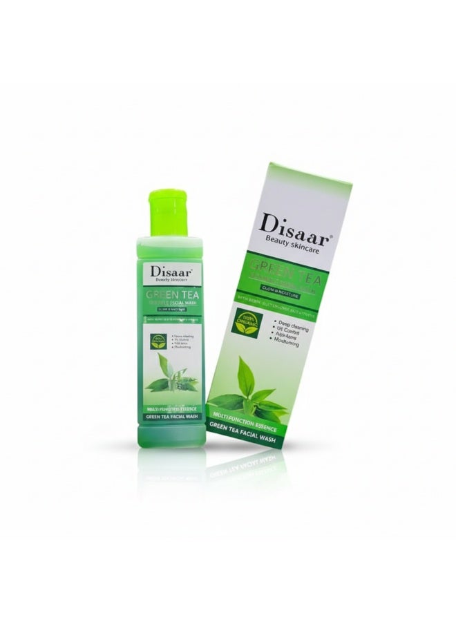 ديسار Disaar جل منظف بالشاي الأخضر، تنظيف عميق ونعومة طبيعية لجميع أنواع البشرة - Image 1