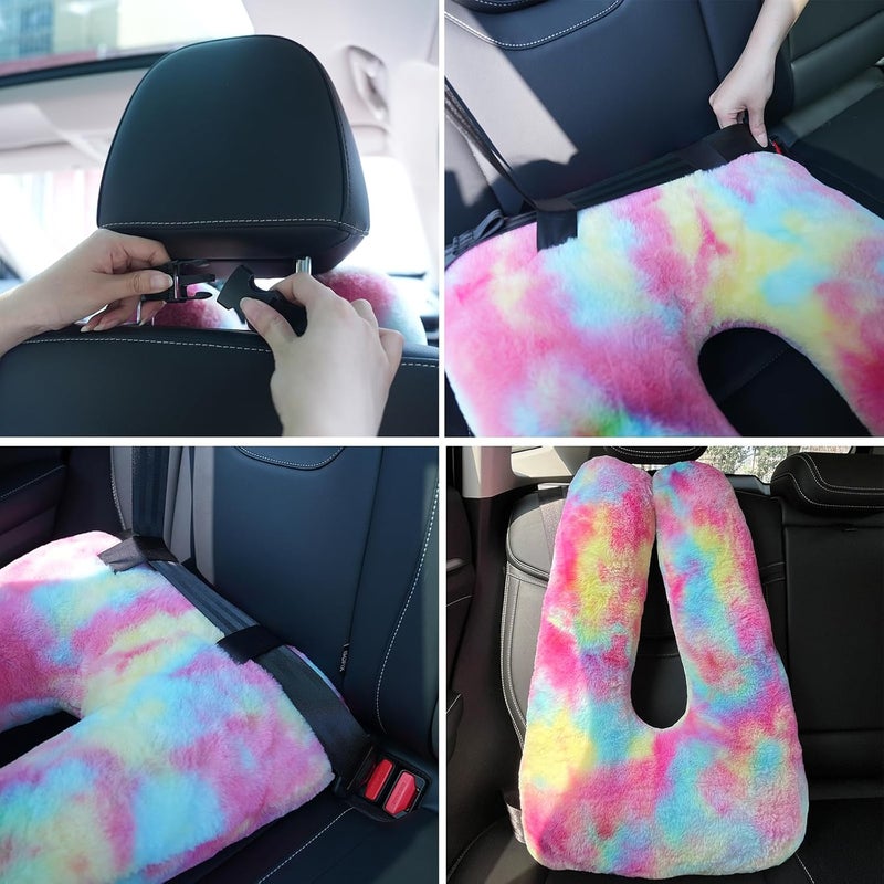 Atablyn Car Pillow - Soft Adult and Child Car Sleeping Neck Head Support H-Shape Travel Pillow Cushion Car Seat Safety - Image 4