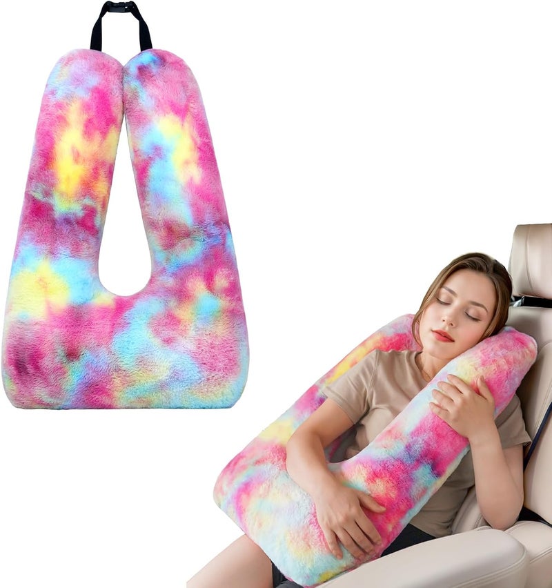 Atablyn Car Pillow - Soft Adult and Child Car Sleeping Neck Head Support H-Shape Travel Pillow Cushion Car Seat Safety - Image 1