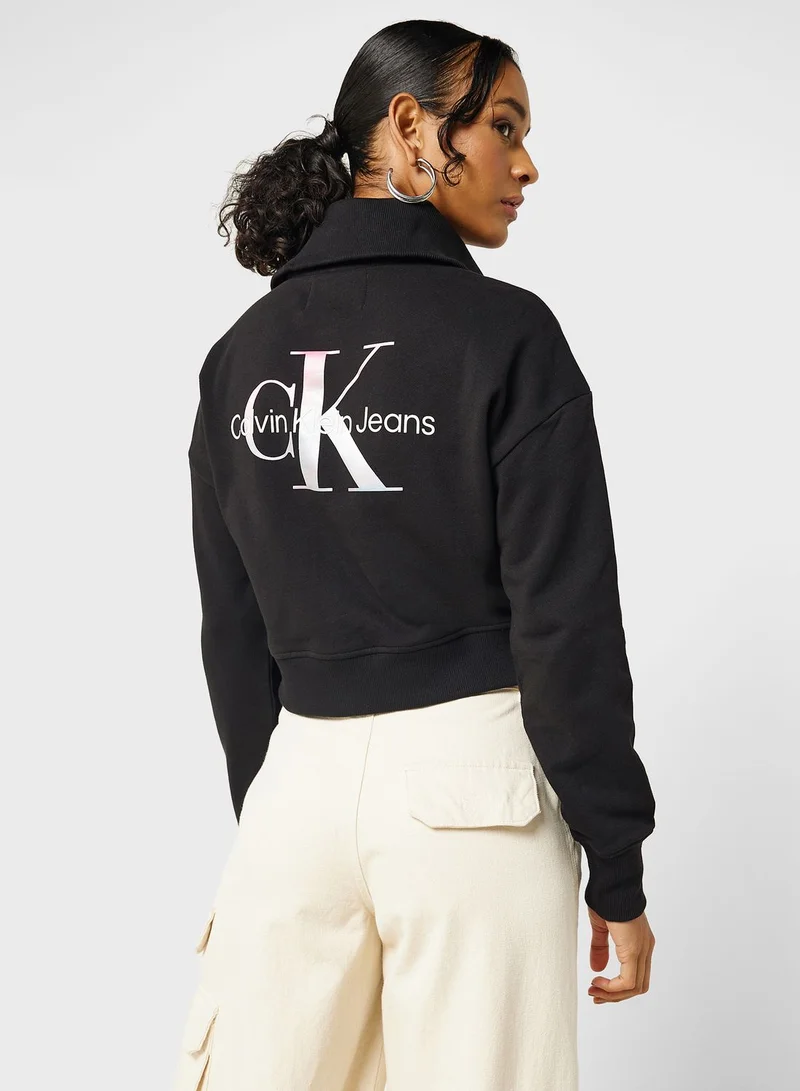 Calvin Klein Jeans Zip-Through Logo Jacket