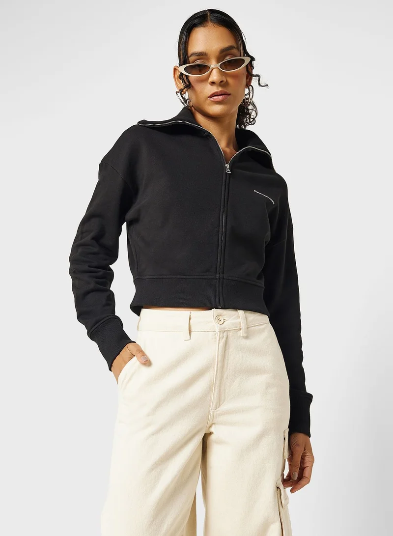Calvin Klein Jeans Zip-Through Logo Jacket