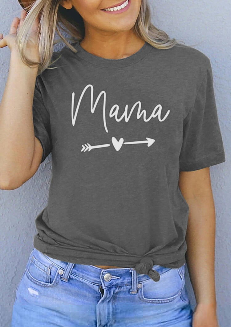 2020 AliExpress ebay Europe and the United States summer new women's clothing large size fashion all-match round neck letter printing T-shirt women red M - Image 4