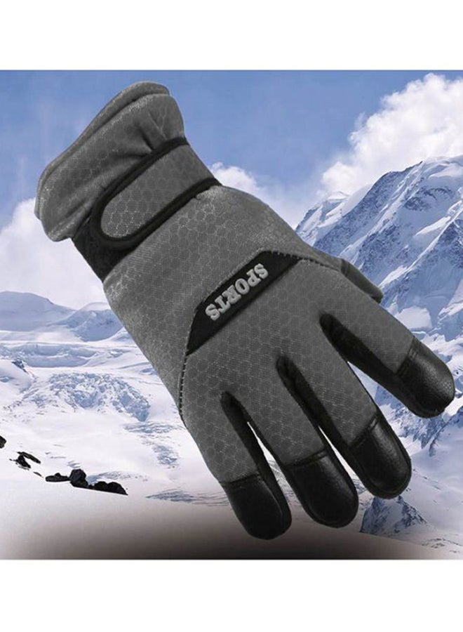 أوتاد قفازات دراجة نارية للشتاء سميكة مضادة للإنزلاق - Image 4