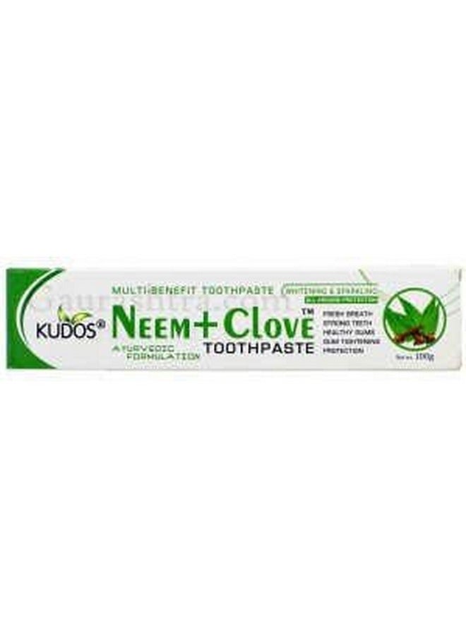 Kudos Kudos ayurveda neem clove toothpaste 100gm (pack of 7) 