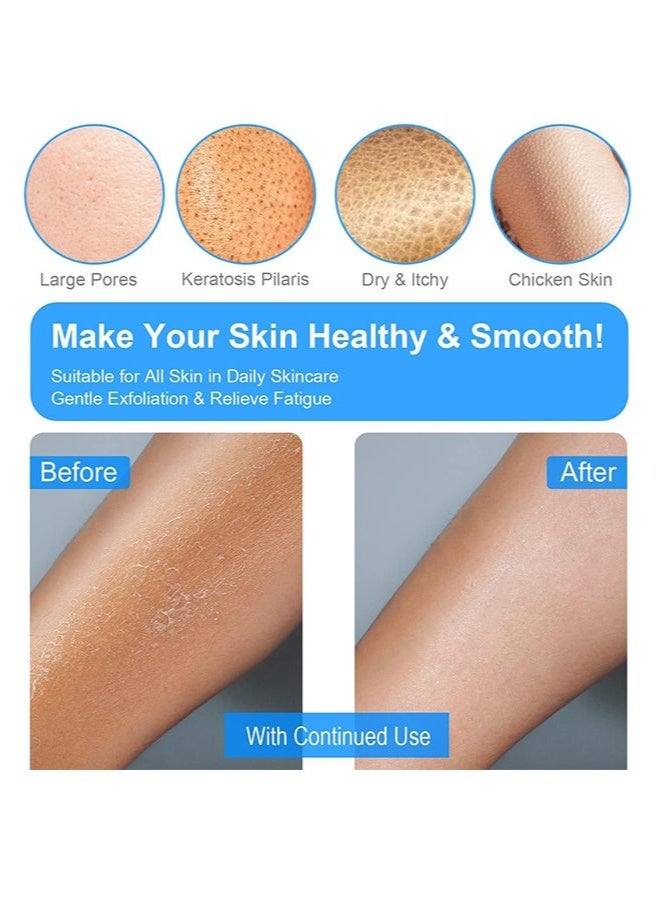 SahlTech 2-Pack Korean Exfoliating Body Gloves - Professional Grade Viscose Rayon Mitts for Deep Skin Renewal - Image 5