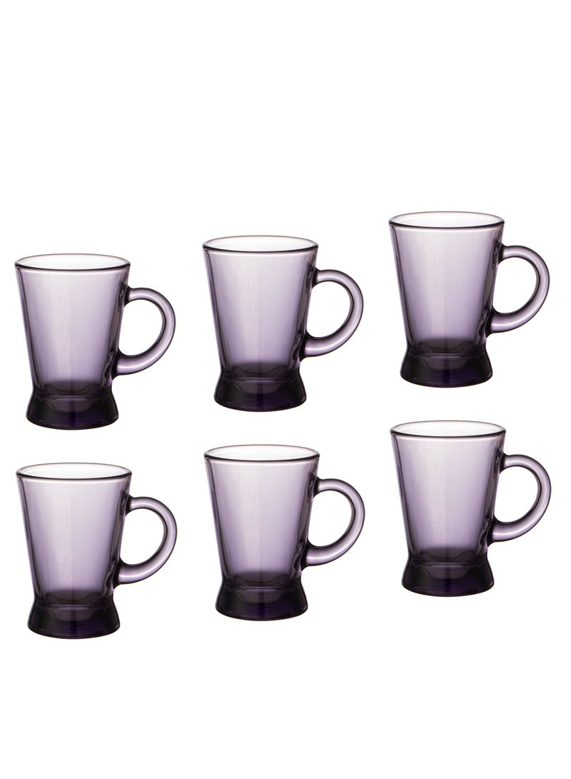 Pasabachi Set of 6 Turkish glass tea cups - Image 2