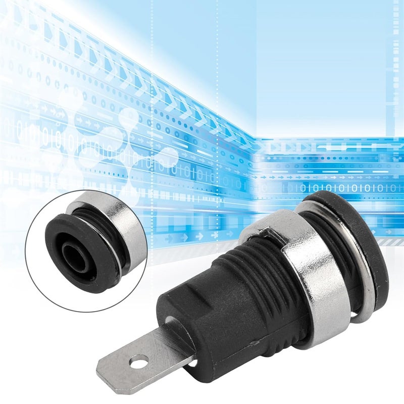 Banana Socket 4mm High Current Discharge Test Accessories 50Pcs Type 5 Green Durable Red Copper Material - Image 4