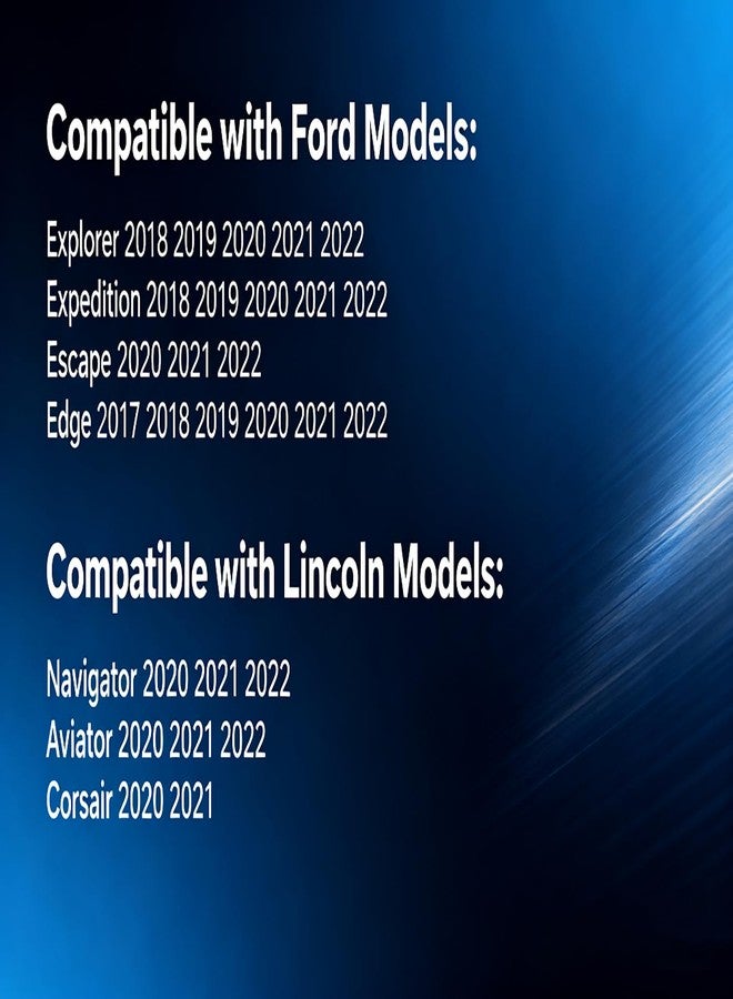 مفتاح تحكم عن بعد ذكي بديل متوافق مع سيارات فورد إكسبلورر وإكسبيديشن موديلات 2018-2022، ولينكولن نافيجيتور وأفياتور وكورسير موديلات 2020-2022، وإيدج وإسكيب موديلات 2017-2022، M3N-A2C931426 164-R8198 - Image 5