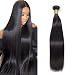 WOWQUEEN 10A Straight Human Hair 1 Bundles 12 Inch 100% Unprocessed Brazilian Virgin Straight Weave Single Bundles Human Hair - Image 2