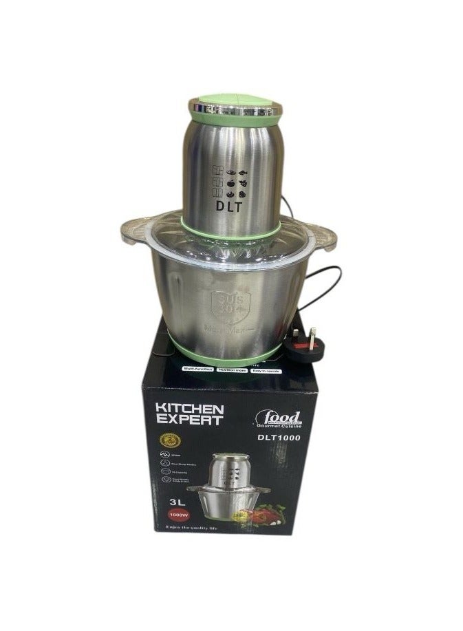 3L Stainless Steel Electric Meat Grinder and Vegetable Chopper  - Image 2