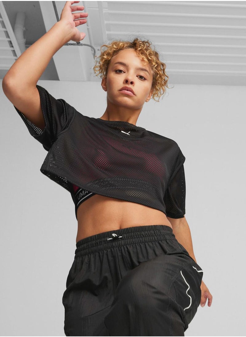 PUMA - Fit Move Mesh Crop T-Shirt - Image 1