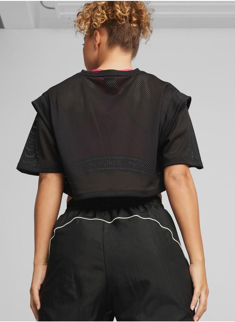 PUMA - Fit Move Mesh Crop T-Shirt - Image 1