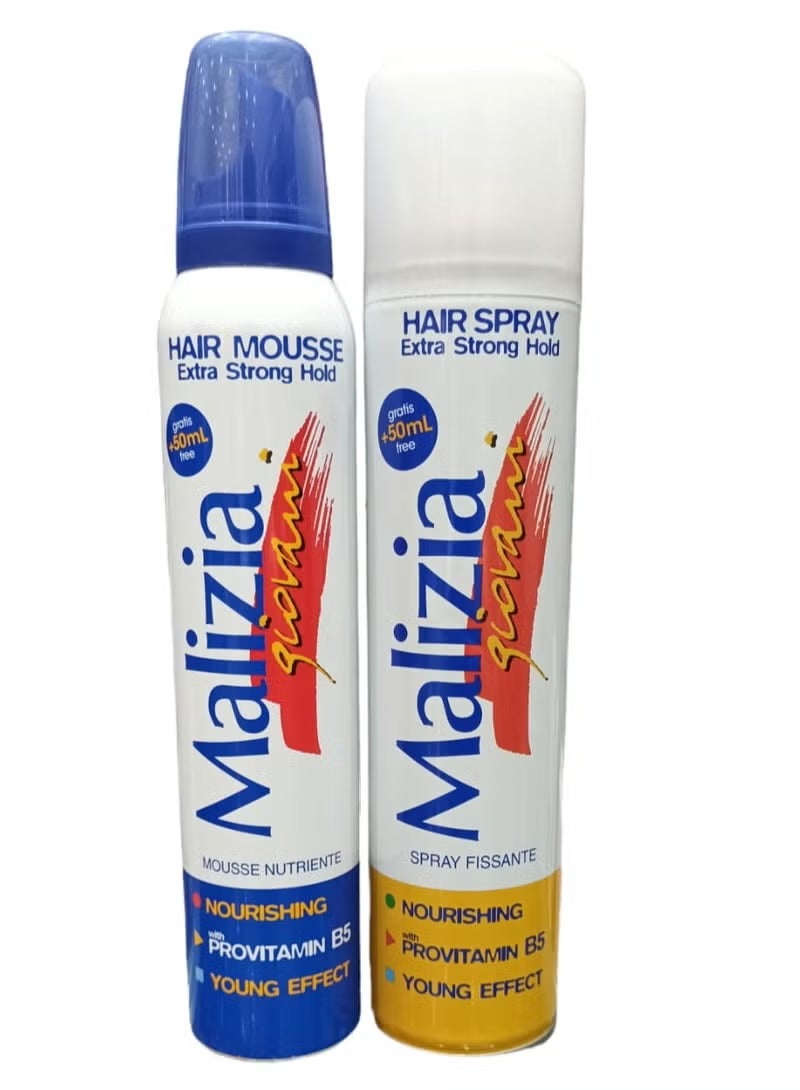ماليزيا Hairspray 250ml With foam 200ml