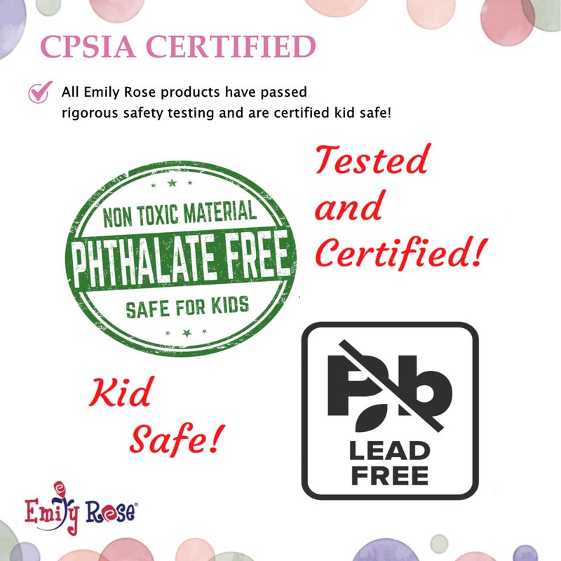 Emily Rose 18 Inch Doll Clothes - 3PC Yellow Princess Ball Gown with Matching Gloves & Shoes | 18" Doll Costume | American Girl & Our Generation Dolls Compatible - USA Brand - Image 2