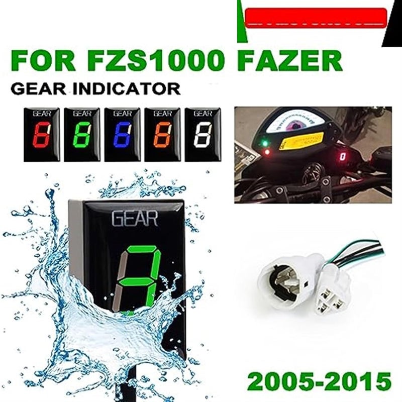 Yurefax Motorcycle Gear Indicator for FZS1000 - Image 3
