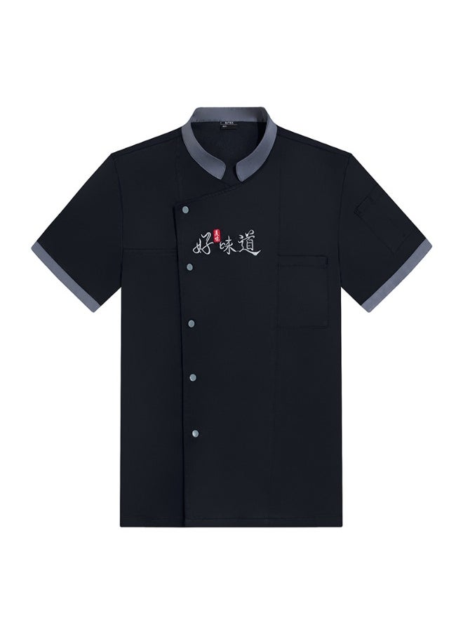 NIBEMINENT - Cook's Clothes Chef Jacket Waiter Uniforms Dining Hall Uniform Food Service Bakery Cooking Clothes Tops Kitchen Uniforms - Image 1