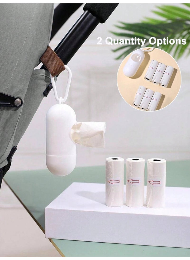 Bebiland Nappy Bag Dispenser and 3 Rolls of Nappy Disposal Bags - Image 2