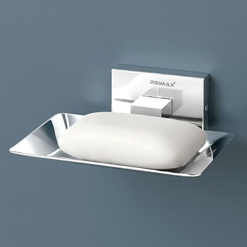 Primax Nexa Stainless Steel Soap Dish Stand for Bathroom & Kitchen/Soap Dish/Bathroom Accessories - (Chrome) - Pack of 1 - Image 5