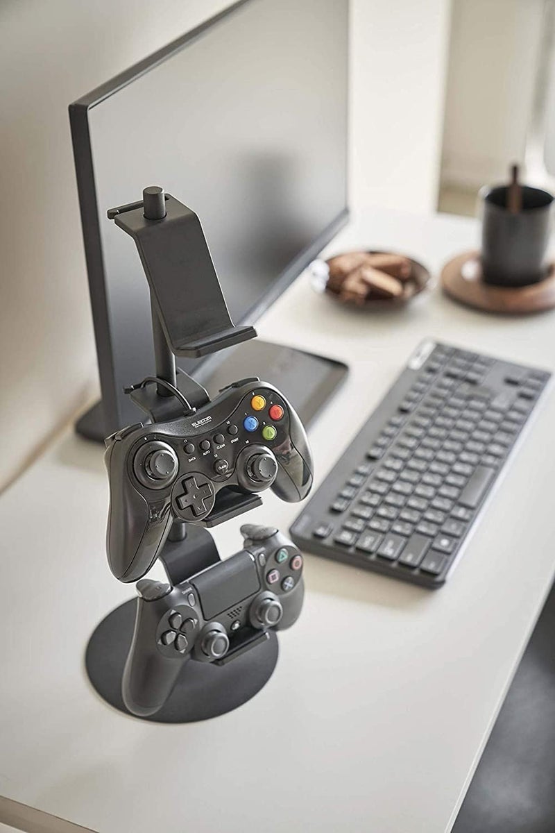 N.C NC Game Controller Stand Holder Gamepad Headphone Holder Multi Adjustable Game Controller Headset Hanger Suitable for All PC Accessories, Xbox PS4 PS5 Nintendo Hand Shank - Image 3