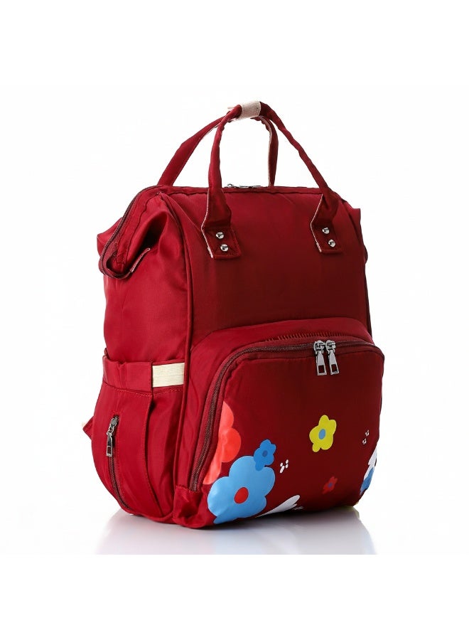 CROSSLAND Waterproof Diaper Backpack with Thermal Pockets – Multi-Function Baby Changing Bag for Moms - Image 1