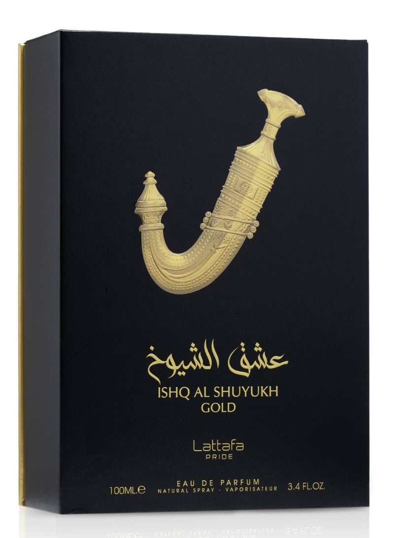 لطافة عطر عشق الشيوخ الذهبي 100 مل - Image 2