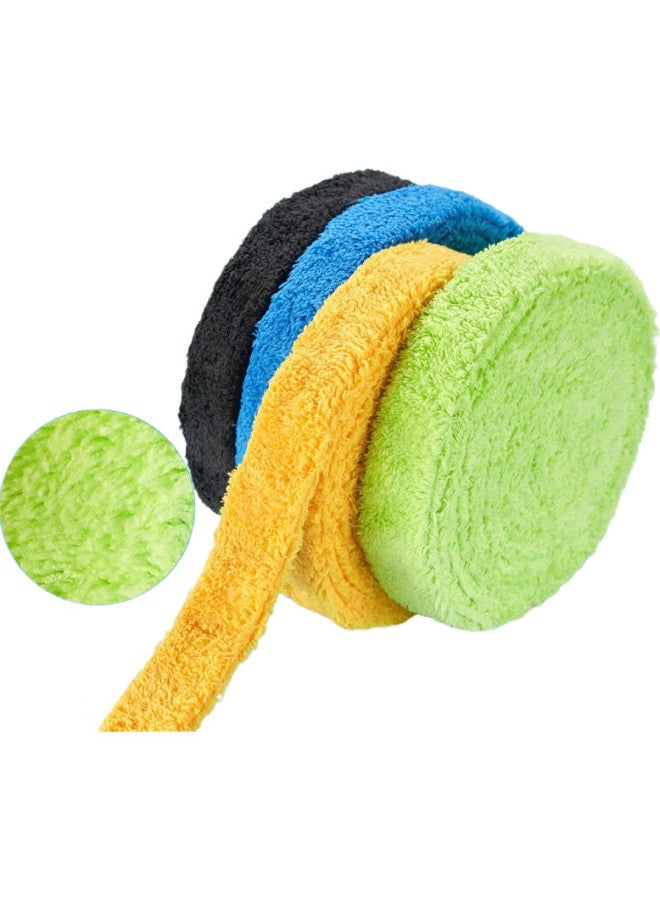 Taan Badminton Racket Grip Tape, Sweat-Absorbing, Soft Fiber Towel, Handle Grip Tape, X5 Blue, Large Size - Image 1
