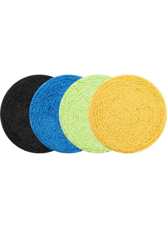 Taan Badminton Racket Grip Tape, Sweat-Absorbing, Soft Fiber Towel, Handle Grip Tape, X5 Blue, Large Size - Image 2