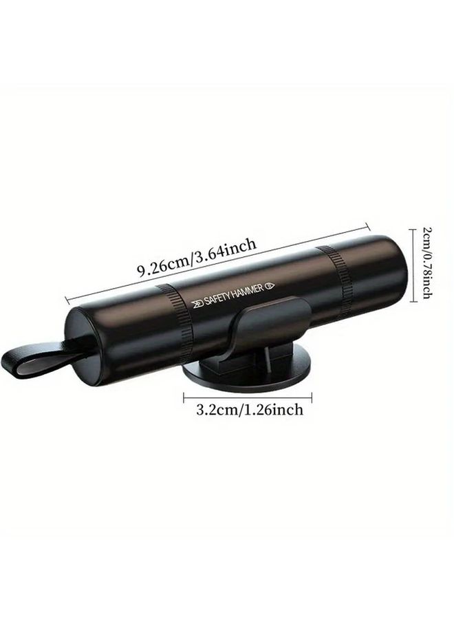 Black Car Safety Hammer Emergency Escape Tool Auto Glass Breaker Seat Belt Cutter - Image 2