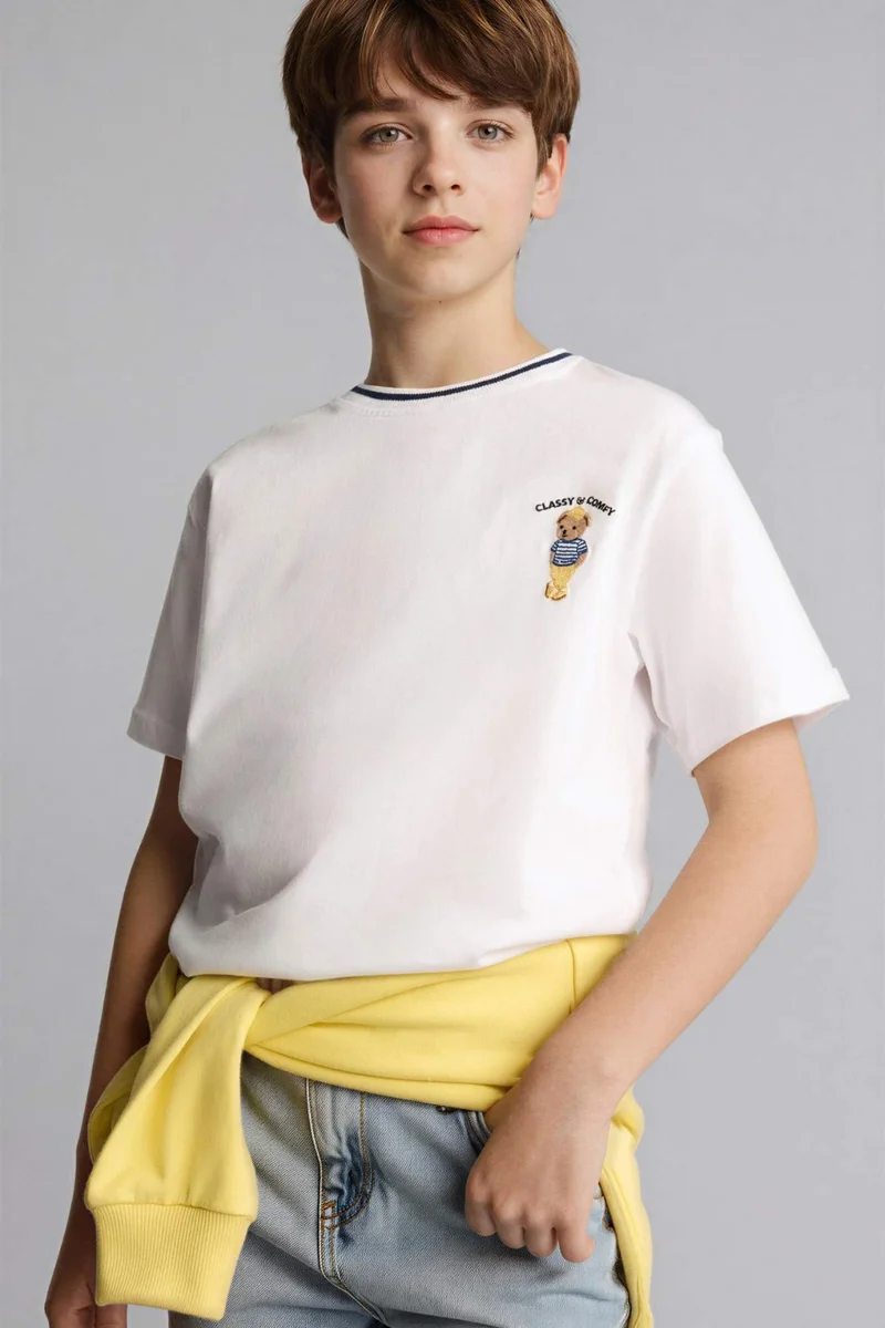 ديفاكتو Boy Regular Fit Short Sleeve T-Shirt