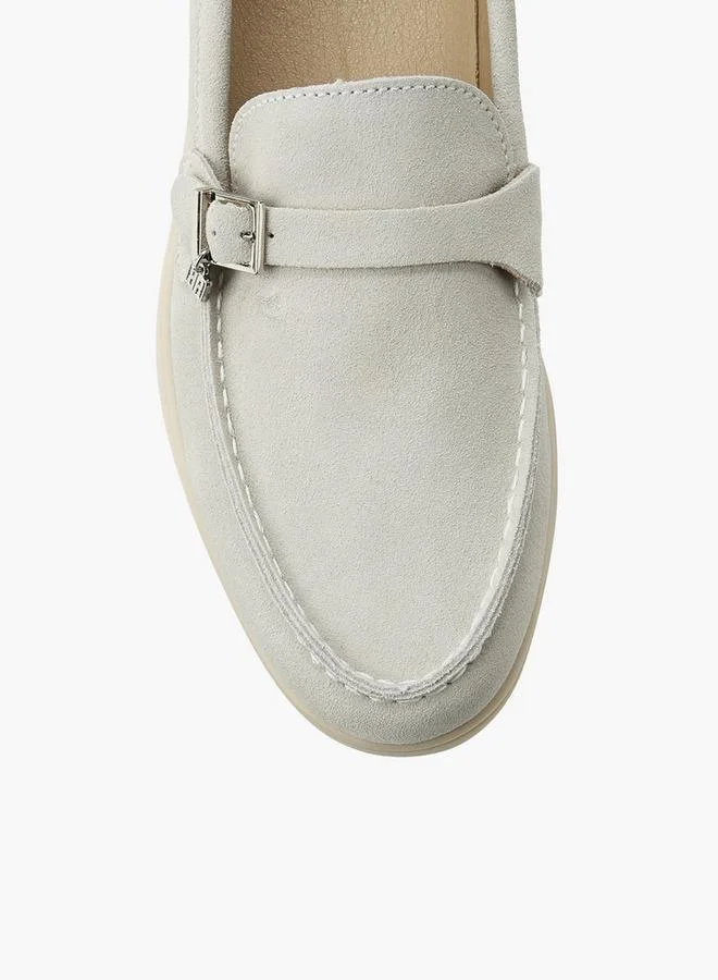 Renzo Ruganni GREY Women Slip-On Loafers for Women | Best Price UAE