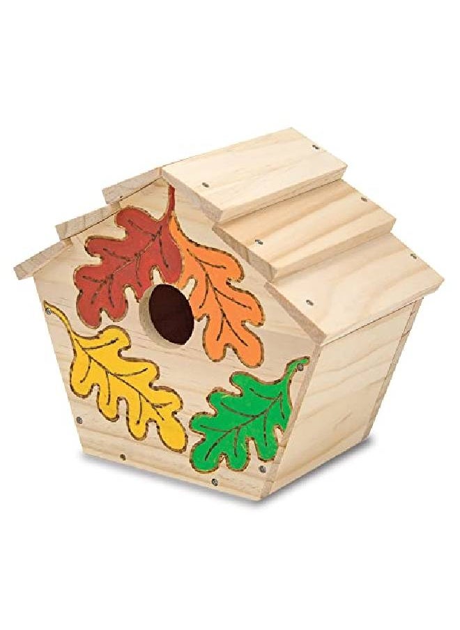 Melissa & Doug - Created By Me Birdhouse Buildyourown Wooden Craft Kit - Image 1