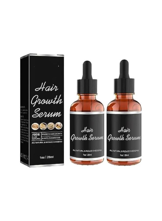 Generic - Hair Growth Serum African Olives, 29ml Love Hair Serum, African Olive Oil for Hair Growth, Natural Hair Growth Oil, Anti Hair Loss Nourishes Dry Damaged Hair (2PCS) - Image 1