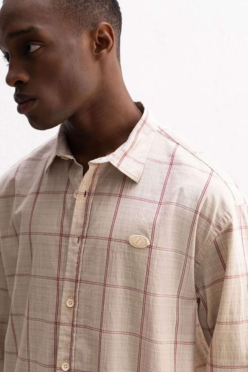 GIESTO Men's Cotton Stretch Shirt