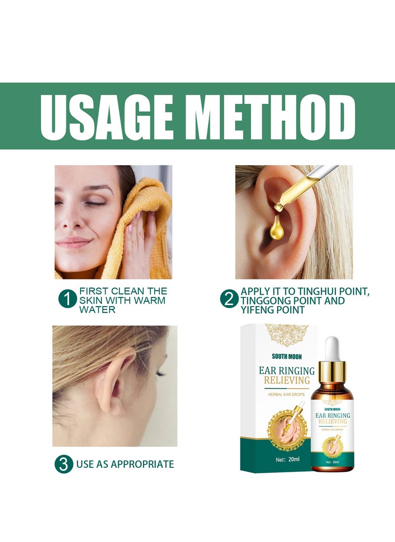 SOUTH MOON Tinnitus Ear Drops, Tinnitus Topical Care Solution, Cochlear Care Solution, Ear Drops, Ear Care, Tinnitus Relief and Remedies, Natural Treatment for Tinnitus Symptoms, Ear Drops for Tinnitus Relief  - Image 5