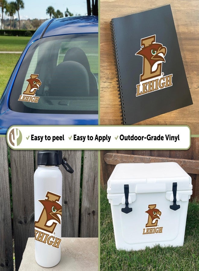 Desert Cactus Lehigh University Sticker Mountain Hawks Vinyl Decal Laptop Water Bottle Car Scrapbook (IND 00064a) - Image 2