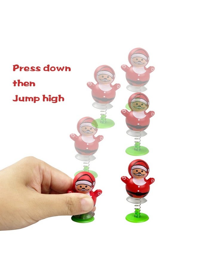 QINGQIU 24 Pcs Christmas Jumping Popper Toys For Kids Boys Girls Christmas Stocking Stuffers Party Favors Gifts Games - Image 3