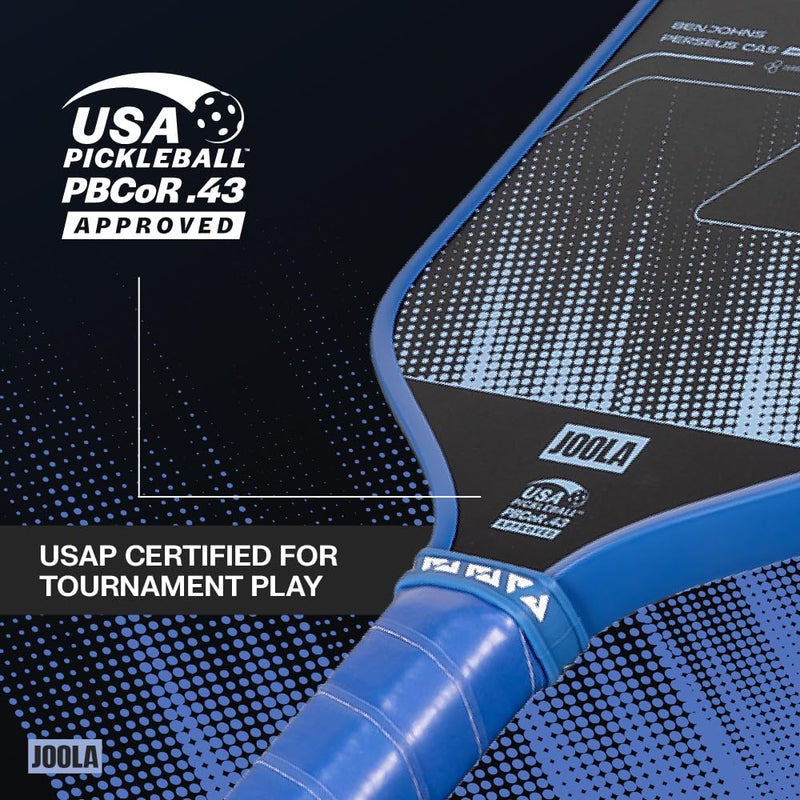 JOOLA Perseus 16mm Carbon Fiber Pickleball Paddle - CAS Surface Technology - Control & Power Paddle for Maximum Precision - USAP Approved - Aero Curve Design - Feel-Tec Pure Grip - NFC Chip Enabled - Image 4