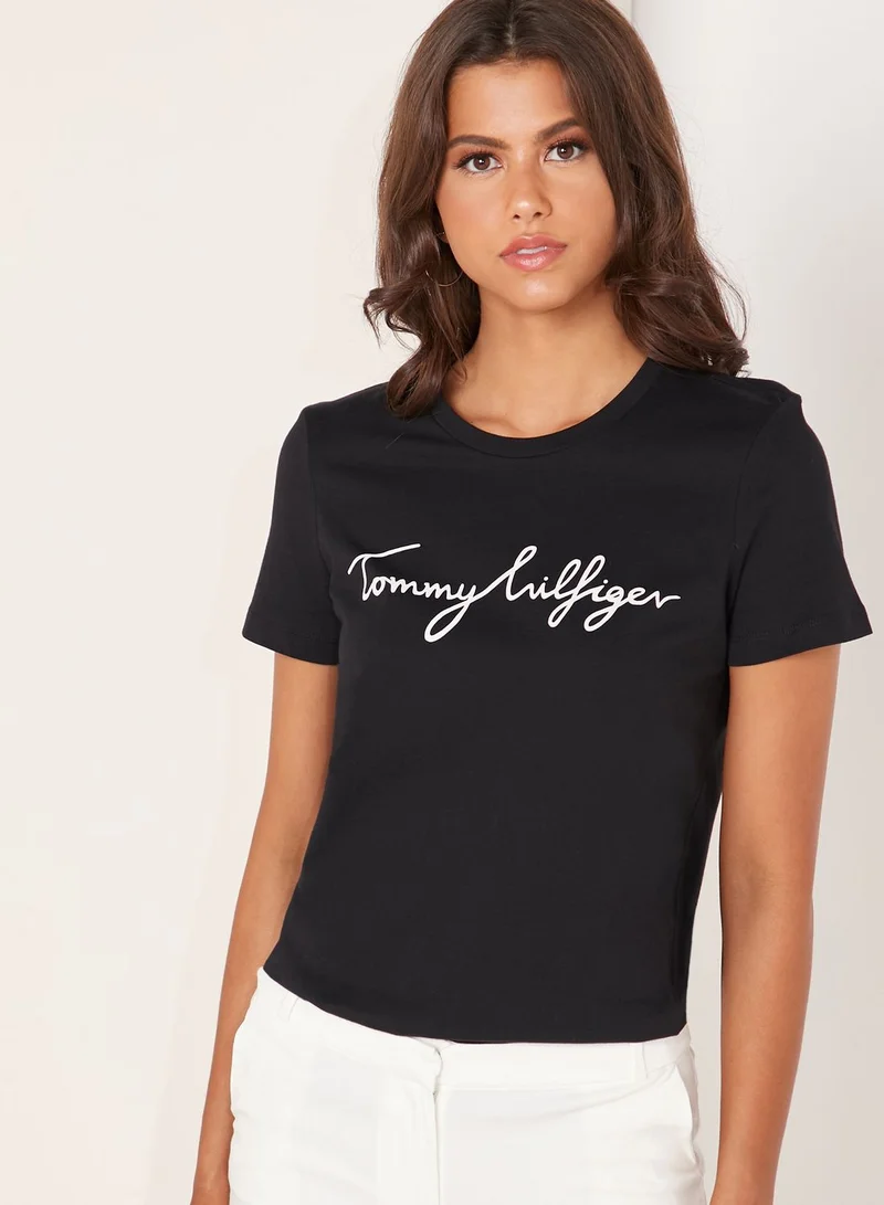 TOMMY HILFIGER Crew Neck Logo T-Shirt