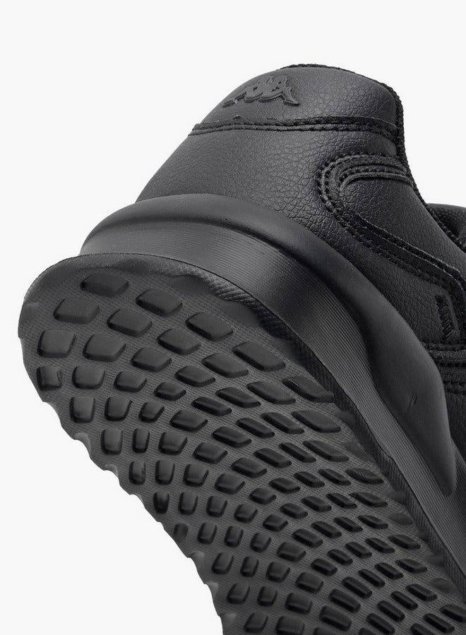 كابا أحذية مدرسية للأولاد بتفاصيل شعار وإغلاق بشريط لاصق - Image 5