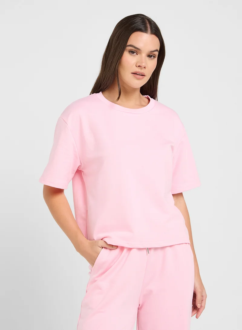 Ginger Basics Oversize T-Shirt & Sweatpant Set